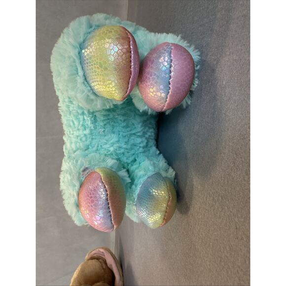 Walmart M Blue Llama Alpaca Mint Green 12" Sparkly Plush - Picture 5 of 5